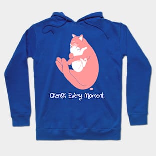 Cherish Every Moment | Cat Love (Blue) Hoodie